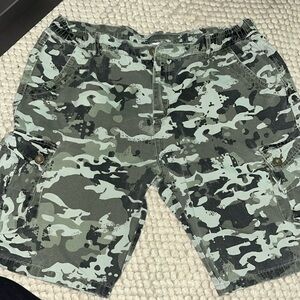 Camo Cargo Shorts